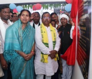 आदिम जाति मंत्री ने दुर्गूकोंदल में किया सर्व आदिवासी विश्राम गृह का लोकार्पण