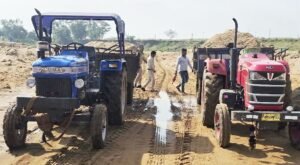 बस्तर में रेत के अवैध परिवहन के मामले में 4 वाहन जब्त