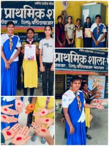 UNICEF एवं भारत स्काउट्स एवं गाइड्स के तत्वावधान में मासिक धर्म स्वच्छता पर जागरूकता अभियान